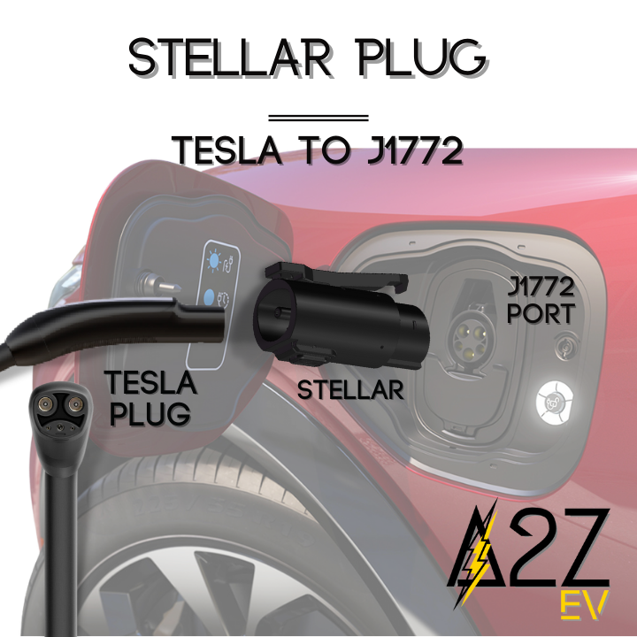 Tesla to J1772 A2Z Stellar Plug